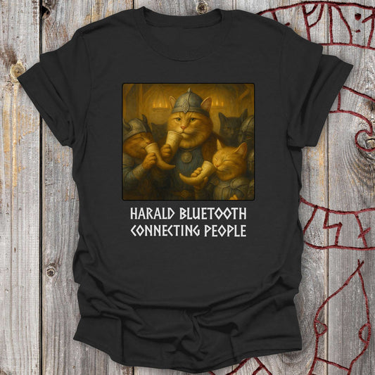 Harald Bluetooth Viking Cat T-Shirt