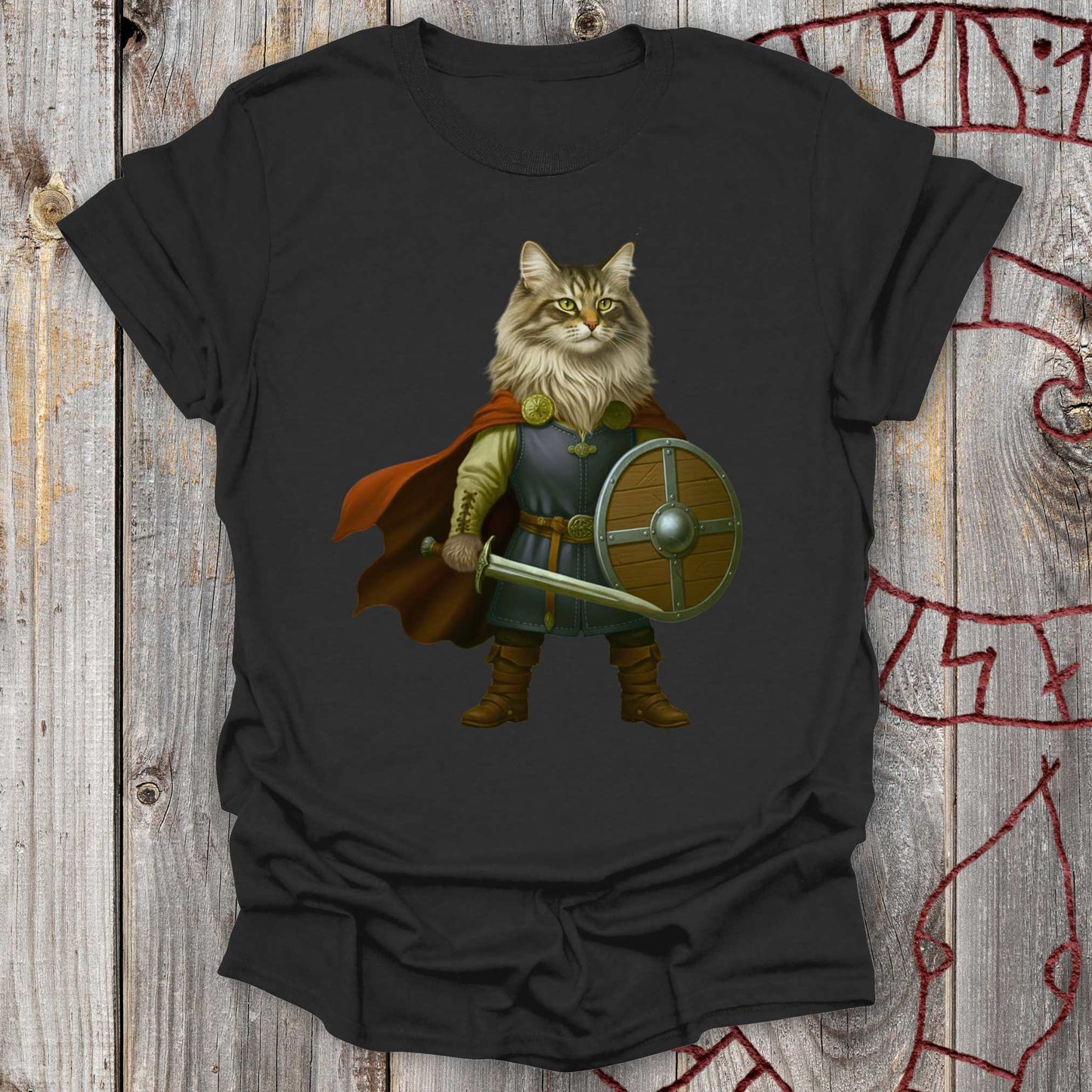 Norwegian Forest Cat - Norse Hero T-Shirt