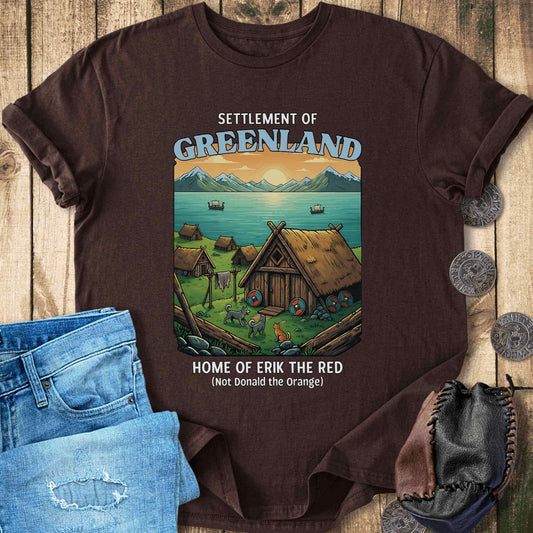 Settlement of Greenland, Home of Erik the Red - Trump Greenland T-shirt