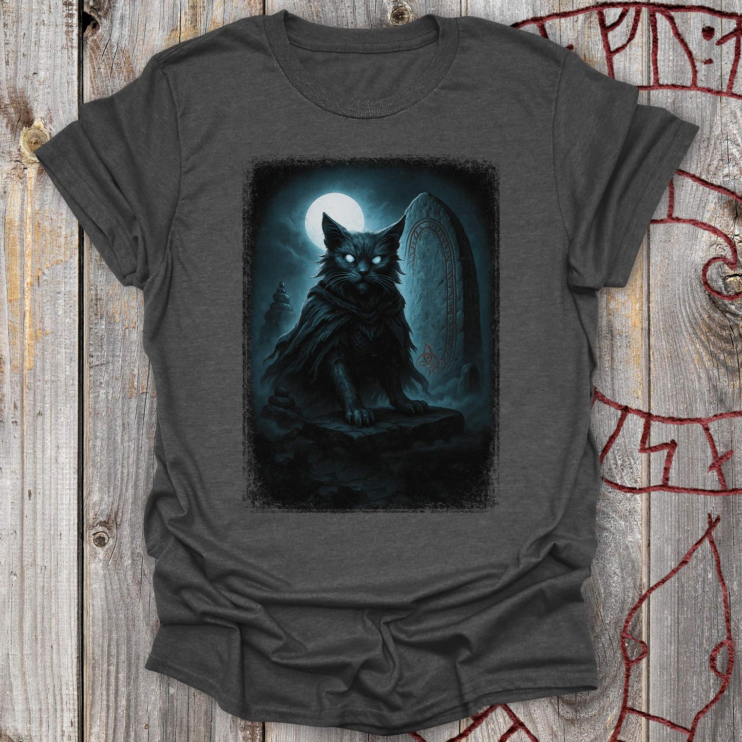 T-Shirt Draugr Undead Cat - Norse Mythology T-shirt Unisex size S M L XL 2XL