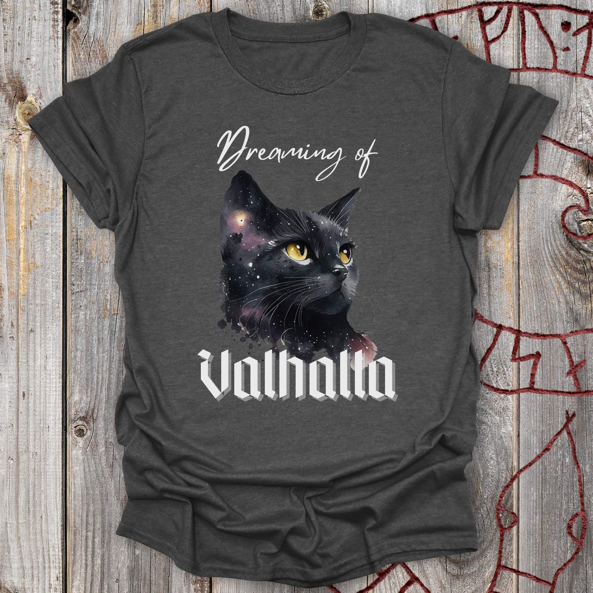 T-Shirt Dreaming of Valhalla - Celestial Cat T-Shirt Unisex size S M L XL 2XL