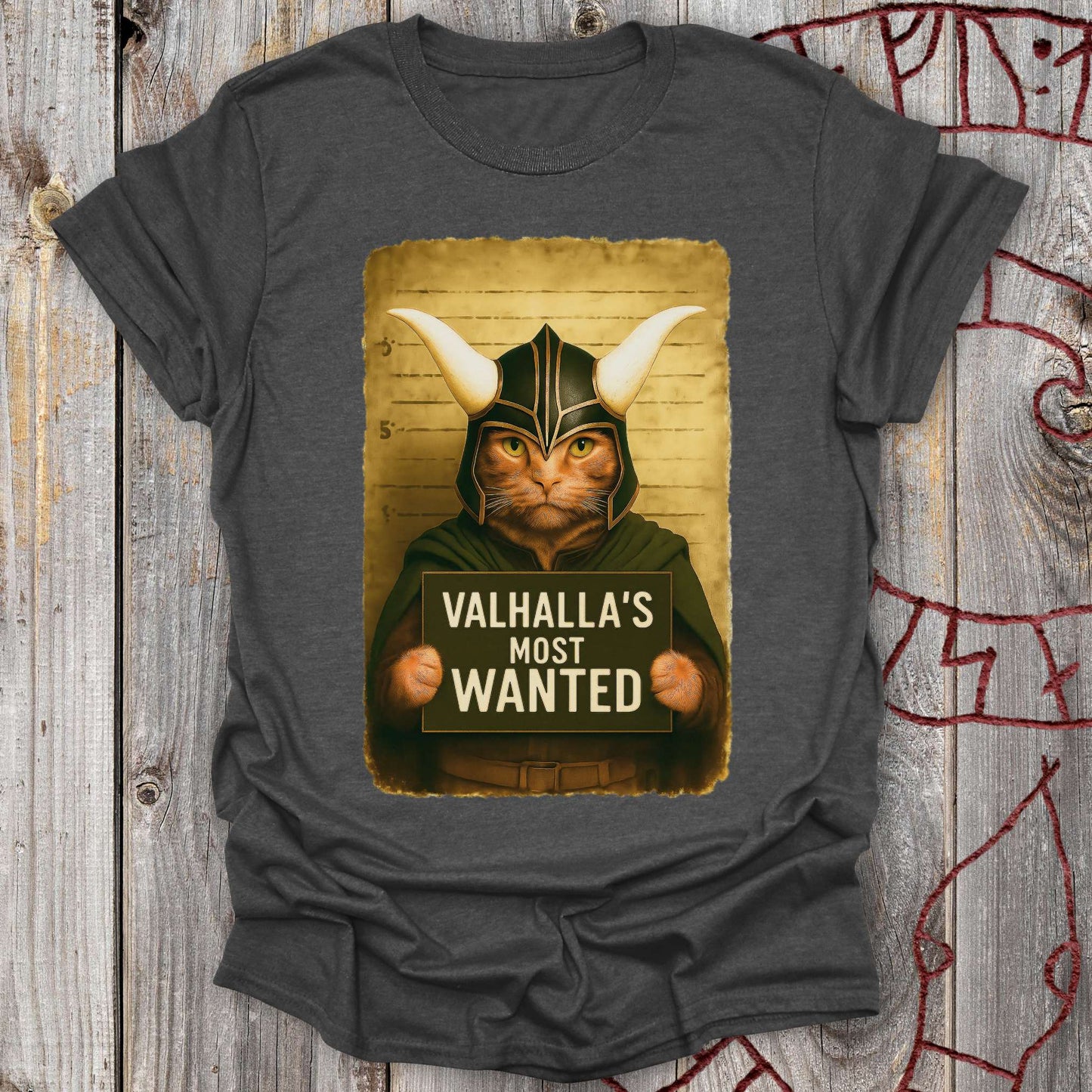 Valhalla's Most Wanted - Cat Loki Mugshot T-Shirt