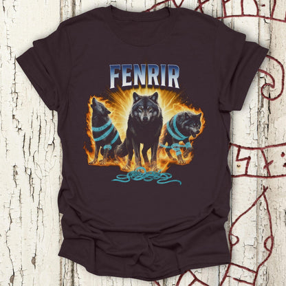 Fenrir Bootleg Shirt- Funny Norse Mythology T-shirt NEW!