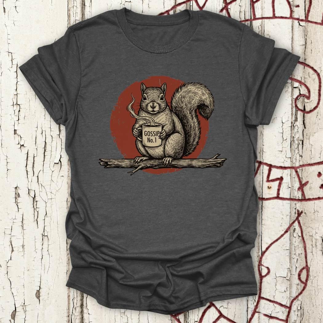 Gossip No. 1 - Funny Ratatosk Norse Mythology Creature T-shirt NEW!