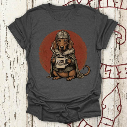 Born Berserker - Viking Dachhund Retro T-shirt NEW!