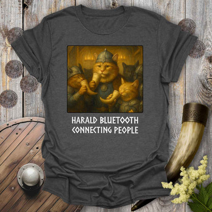 Harald Bluetooth Viking Cat T-Shirt