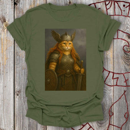 T-Shirt Valkyrie Warrior - Cat Portrait T-Shirt Unisex size S M L XL 2XL