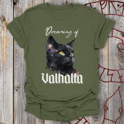 T-Shirt Dreaming of Valhalla - Celestial Cat T-Shirt Unisex size S M L XL 2XL