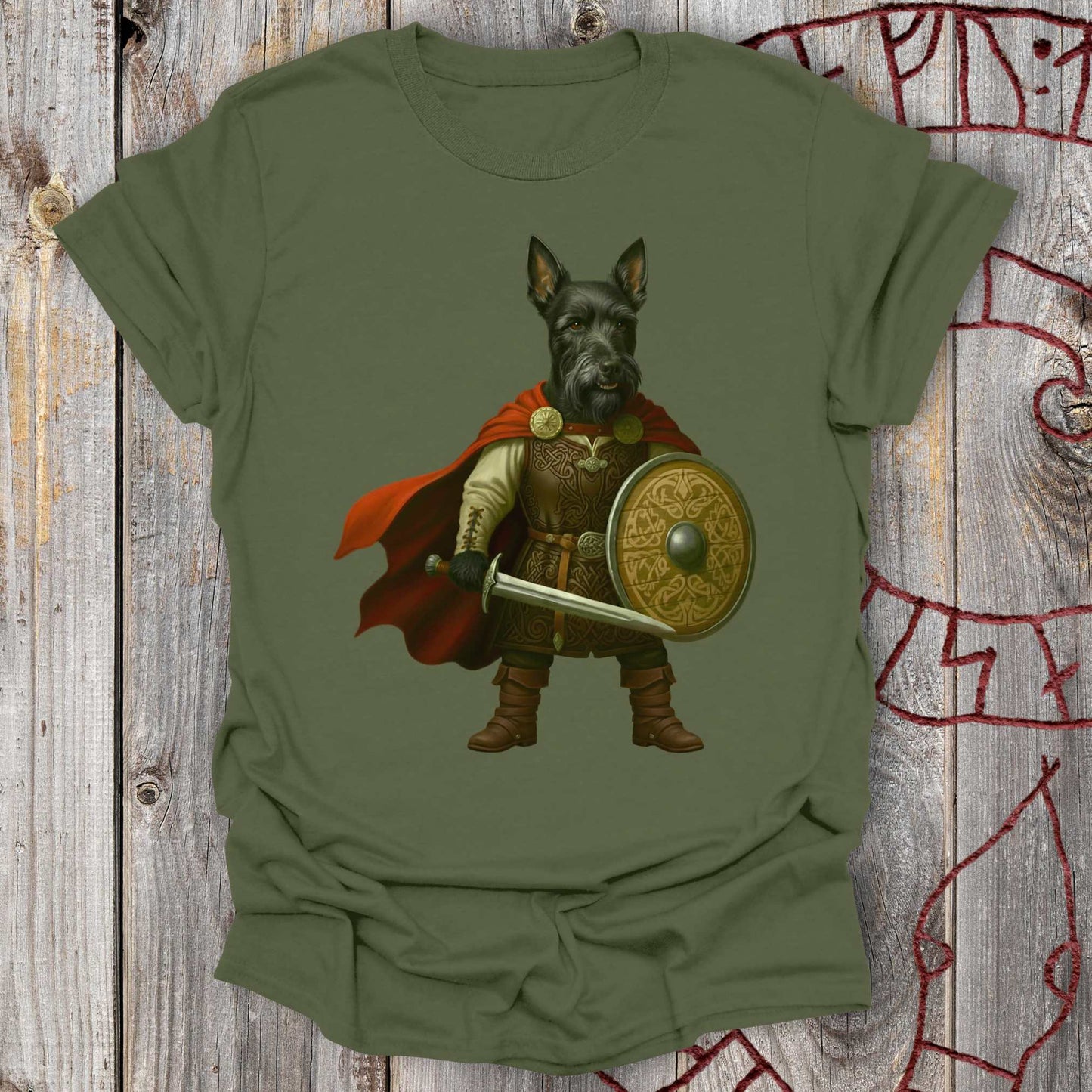 Scottish Terrier - Norse Hero Dog T-Shirt