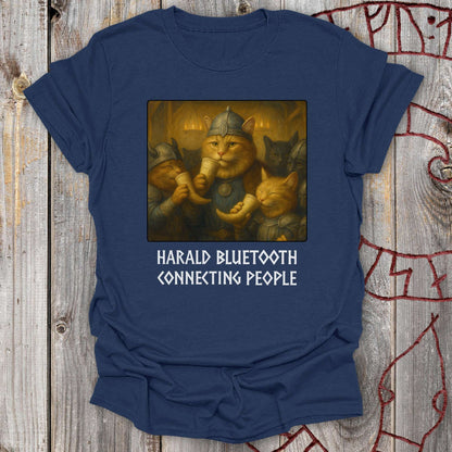 T-Shirt Harald Bluetooth Viking Cat T-Shirt Unisex size S M L XL 2XL