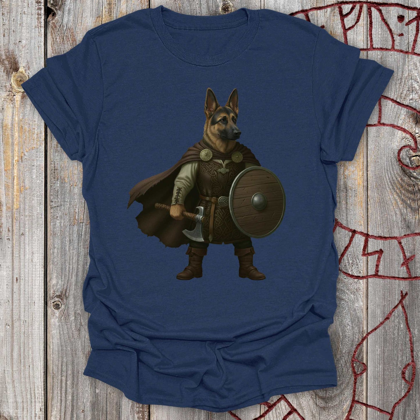 German Shepherd - Norse Hero Dog T-Shirt