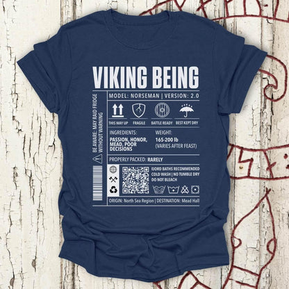 T-Shirt Viking Being, Norseman 2.0 - Cargo Label T-shirt Unisex size S M L XL 2XL