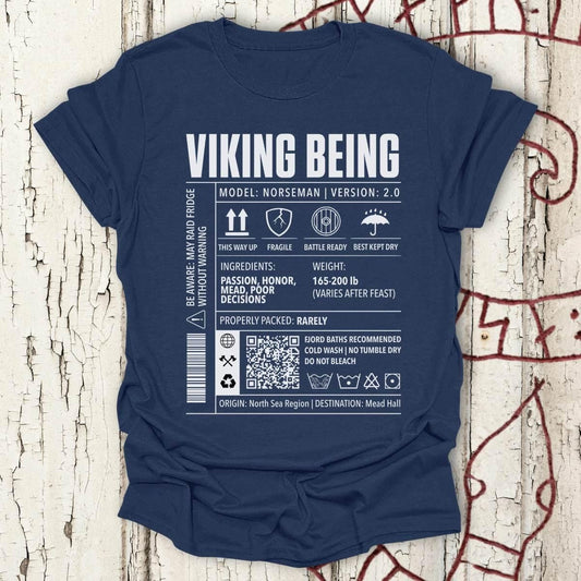 T-Shirt Viking Being, Norseman 2.0 - Cargo Label T-shirt Unisex size S M L XL 2XL