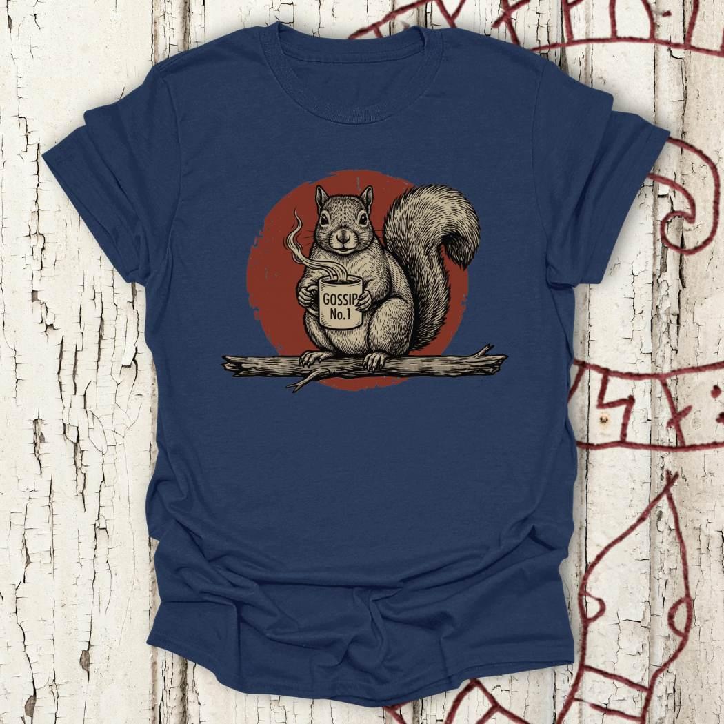 Gossip No. 1 - Funny Ratatosk Norse Mythology Creature T-shirt NEW!