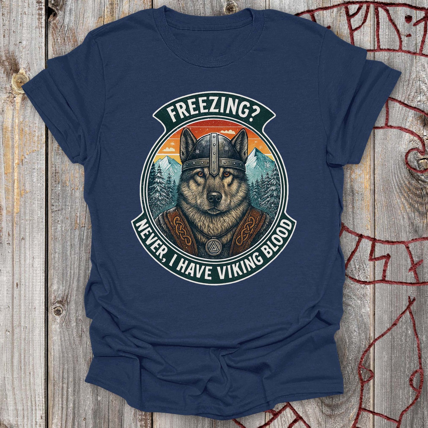 I Have Viking Blood - Norwegian Elkhound Viking T-Shirt