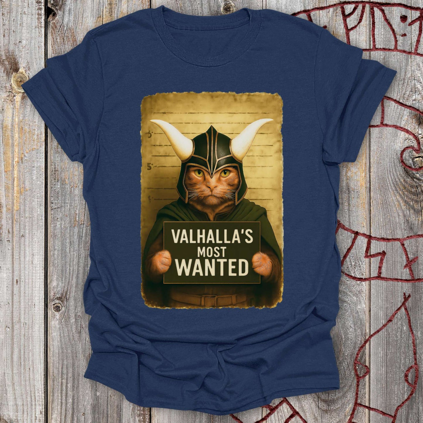 Valhalla's Most Wanted - Cat Loki Mugshot T-Shirt