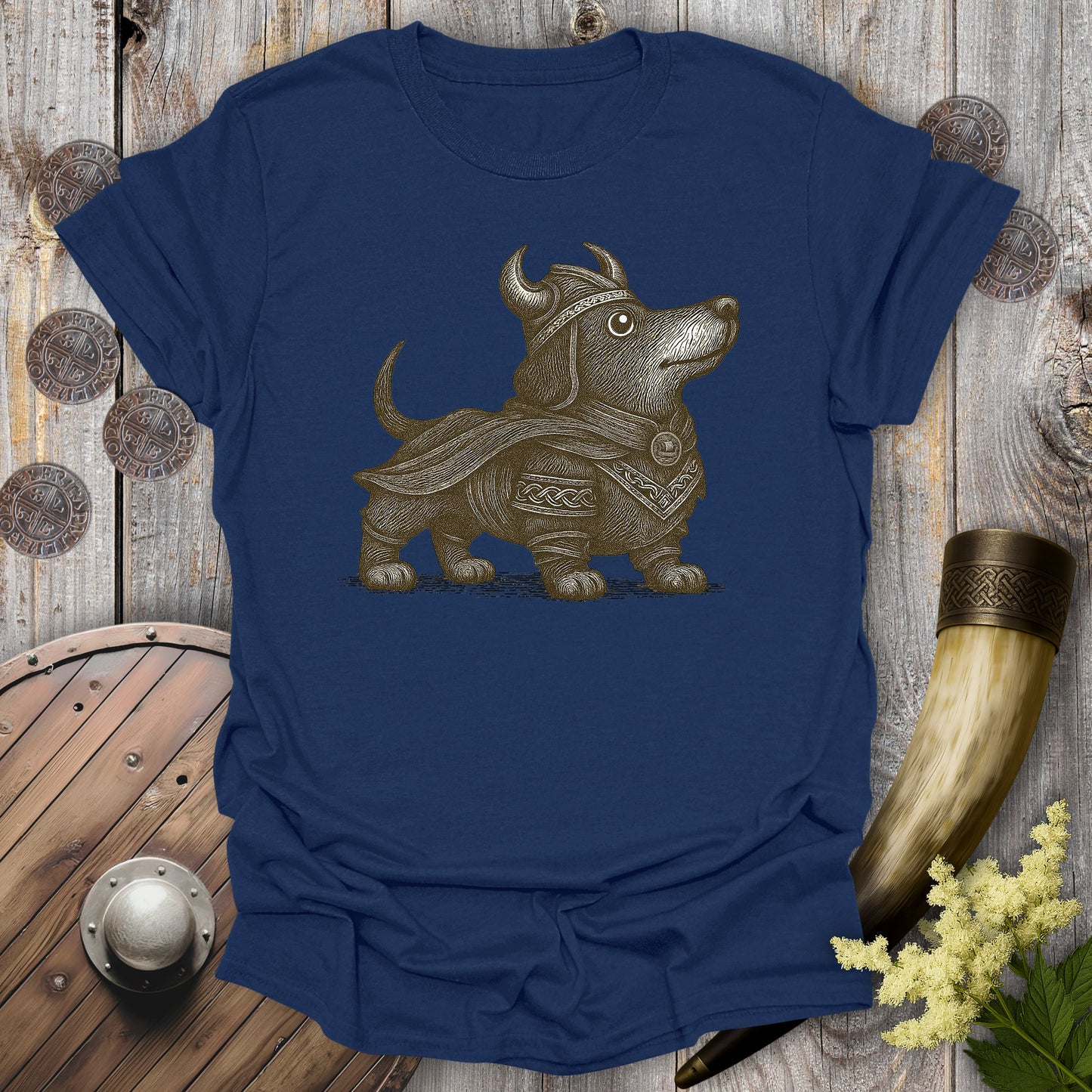 Brave Norse Warrior Dachshund T-Shirt