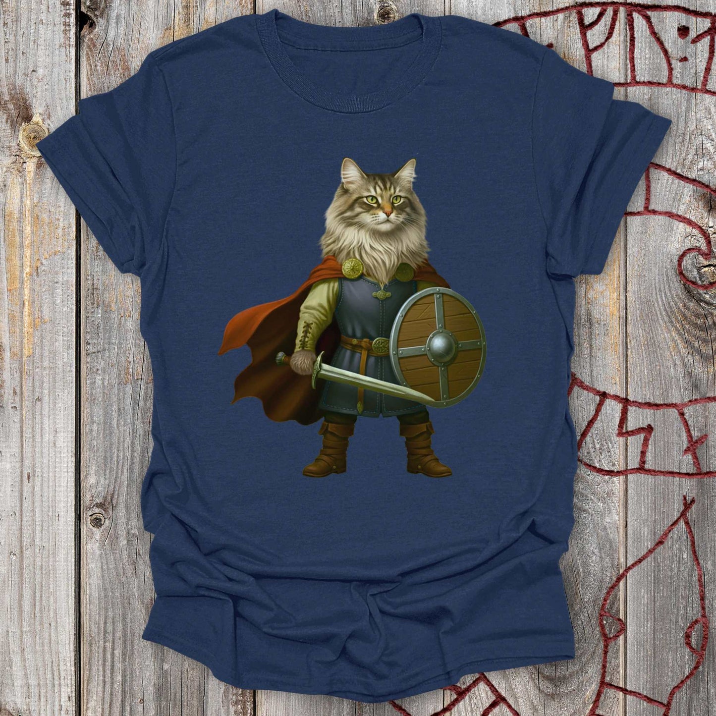 Norwegian Forest Cat - Norse Hero T-Shirt