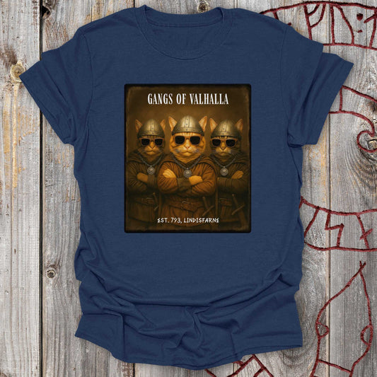 Gangs of Valhalla - Viking Raid Cat T-Shirt