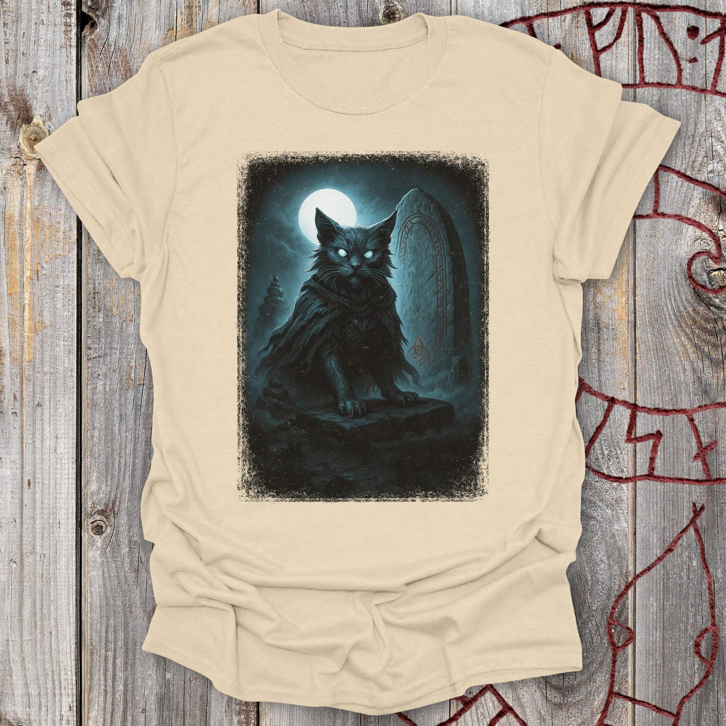 T-Shirt Draugr Undead Cat - Norse Mythology T-shirt Unisex size S M L XL 2XL