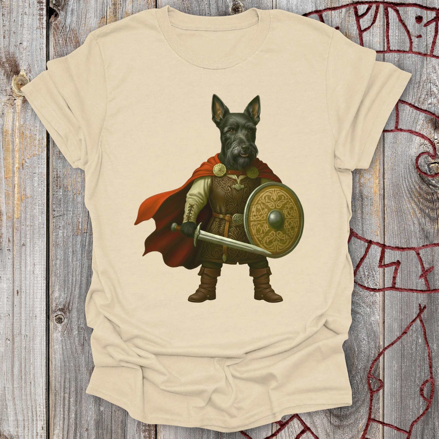 Scottish Terrier - Norse Hero Dog T-Shirt