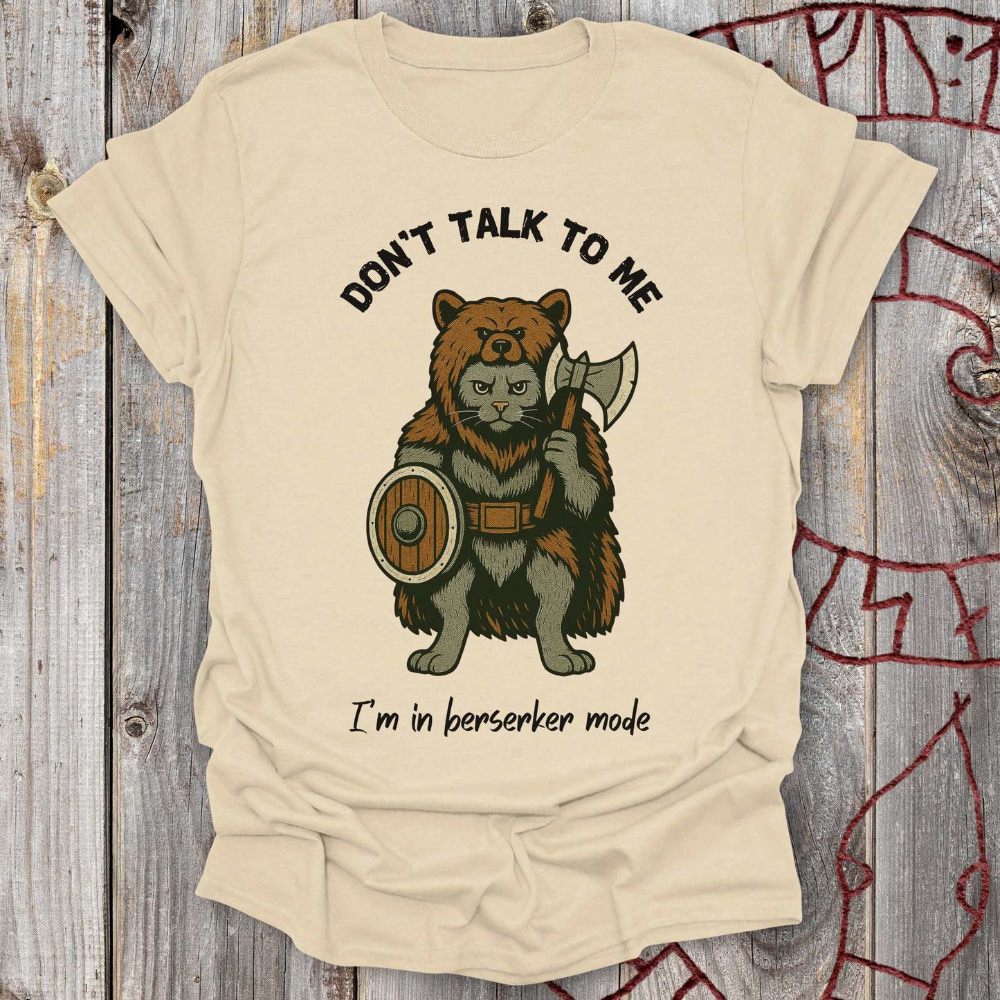 T-Shirt Don't Talk to Me - Berserker Cat T-Shirt Unisex size S M L XL 2XL
