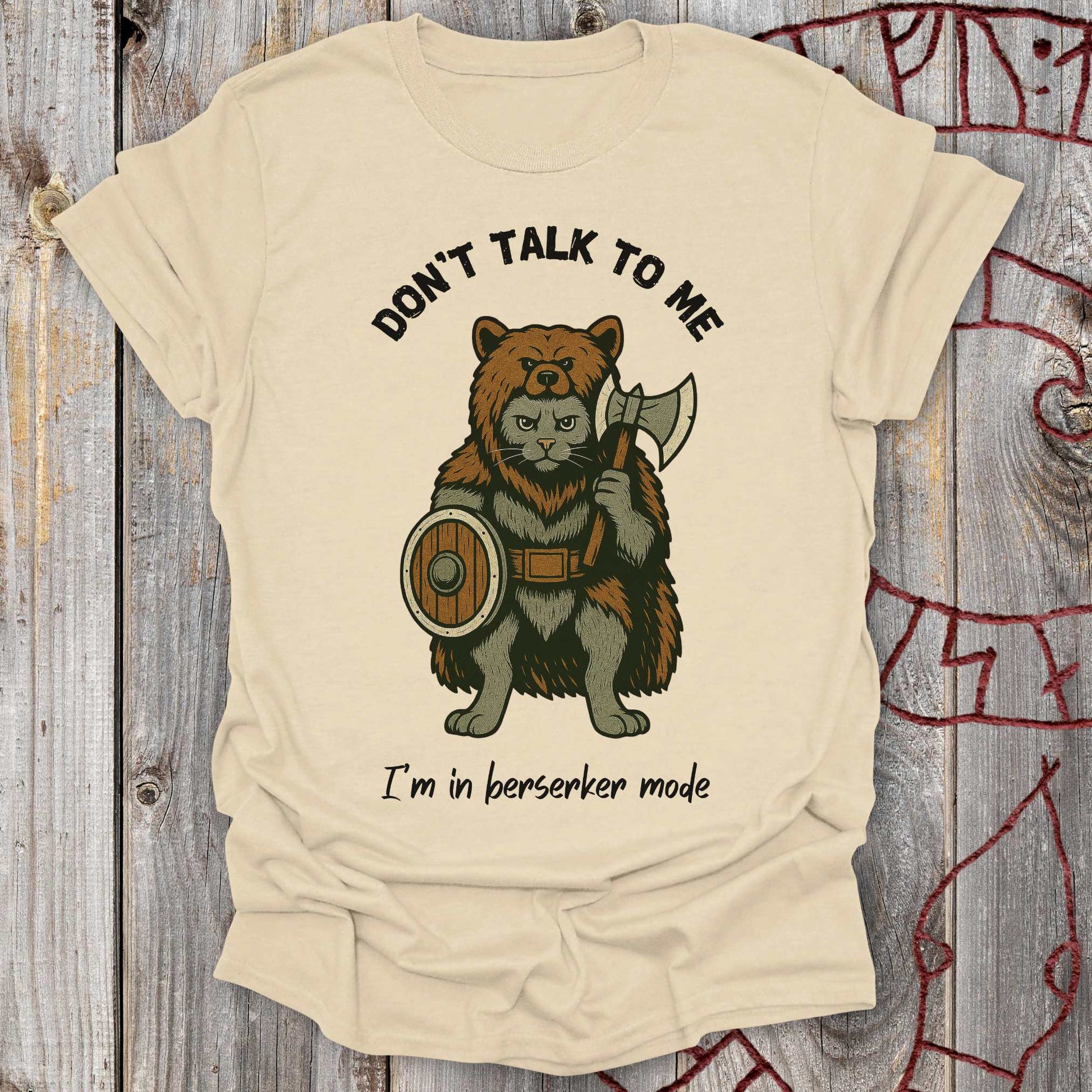 T-Shirt Don't Talk to Me - Berserker Cat T-Shirt Unisex size S M L XL 2XL