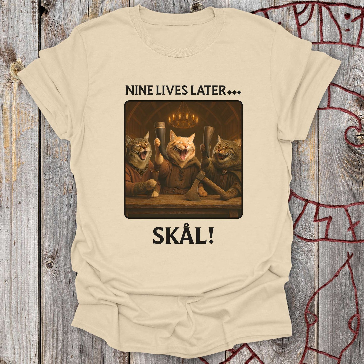 Nine Lives Later - Valhalla Feast T-Shirt
