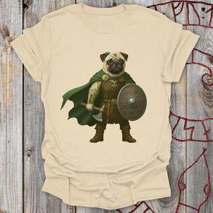 Brave Pug - Norse Hero Dog T-Shirt