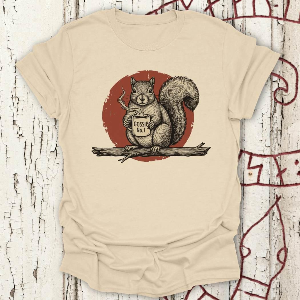 Gossip No. 1 - Funny Ratatosk Norse Mythology Creature T-shirt NEW!