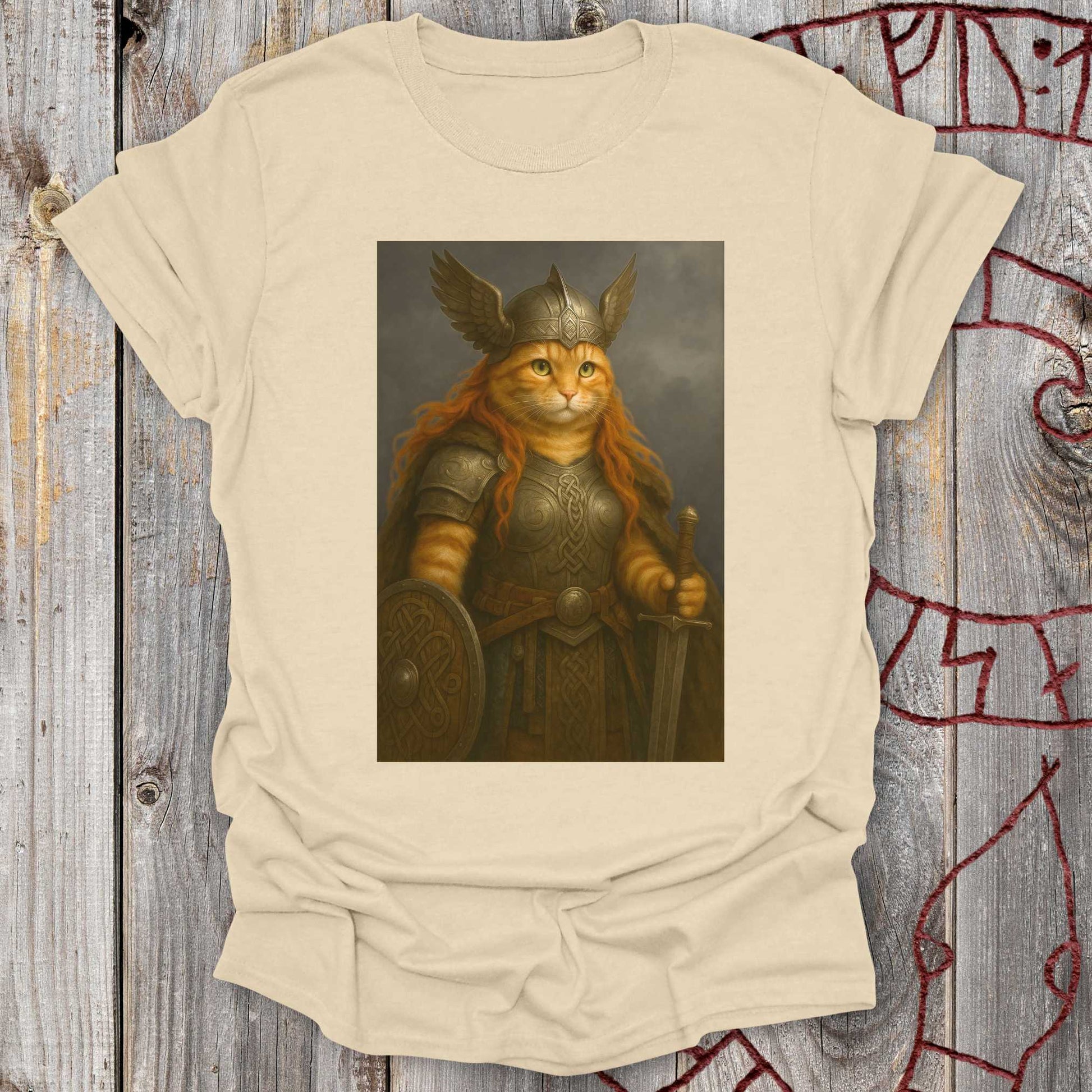 T-Shirt Valkyrie Warrior - Cat Portrait T-Shirt Unisex size S M L XL 2XL