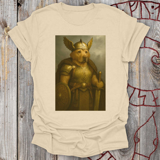 Labrador Retriever Viking Portrait T-Shirt