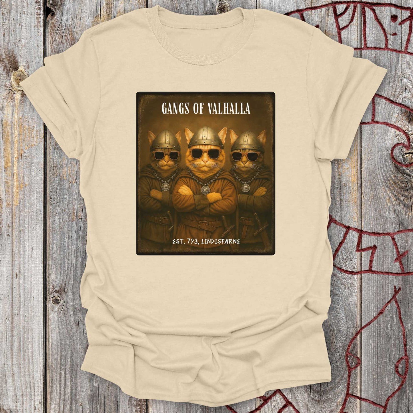 Gangs of Valhalla - Viking Raid Cat T-Shirt