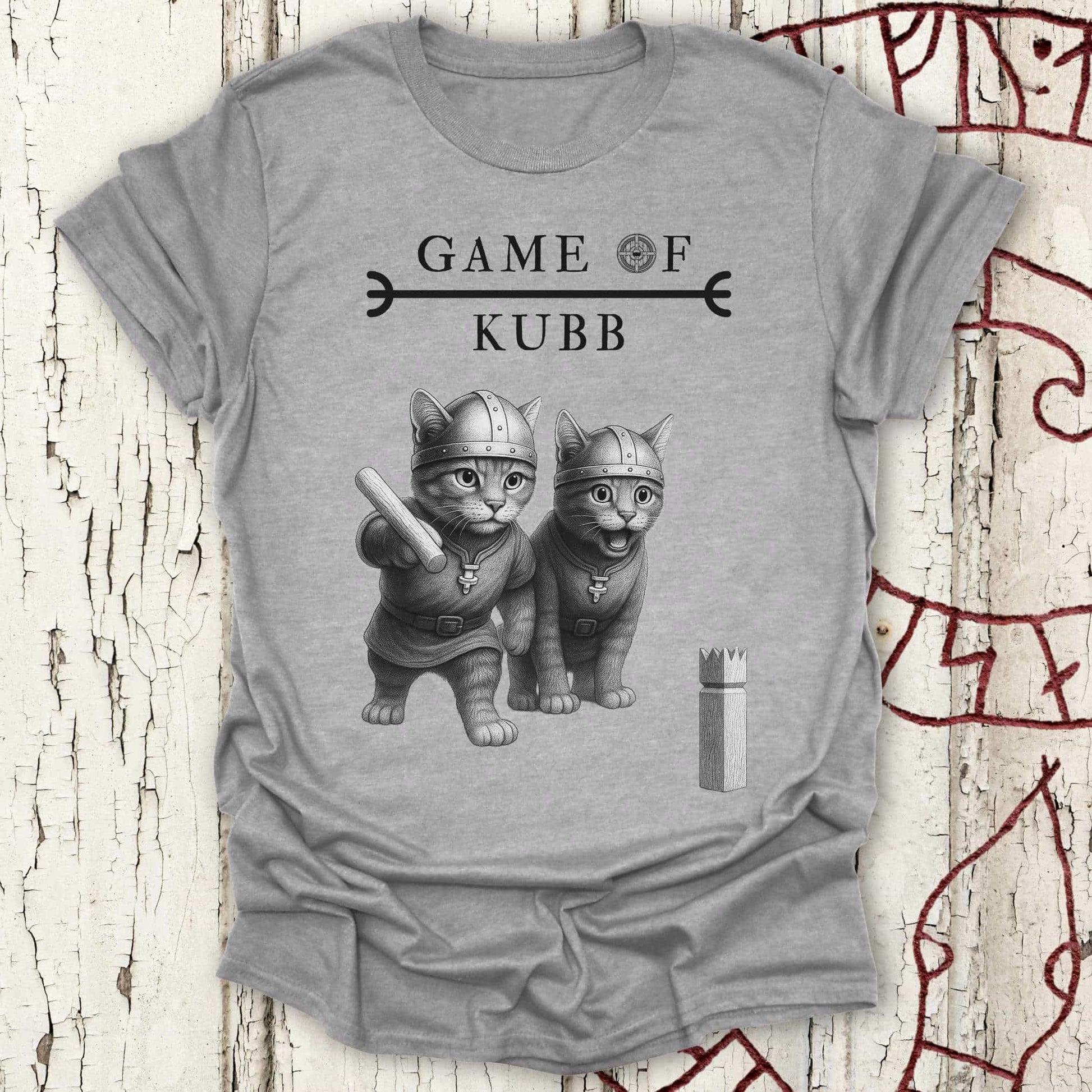 T-Shirt Game of Kubb - Viking Cat T-shirt Unisex size S M L XL 2XL