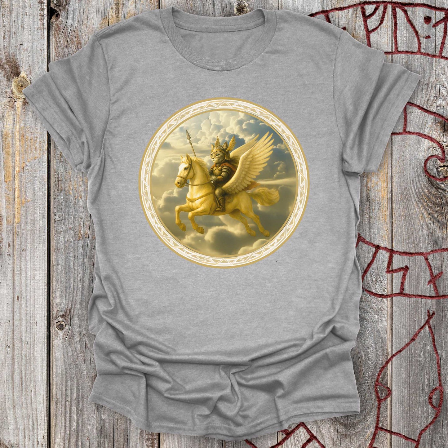 T-Shirt Ride of the Pawlkyrie - Viking Cat T-shirt Unisex size S M L XL 2XL