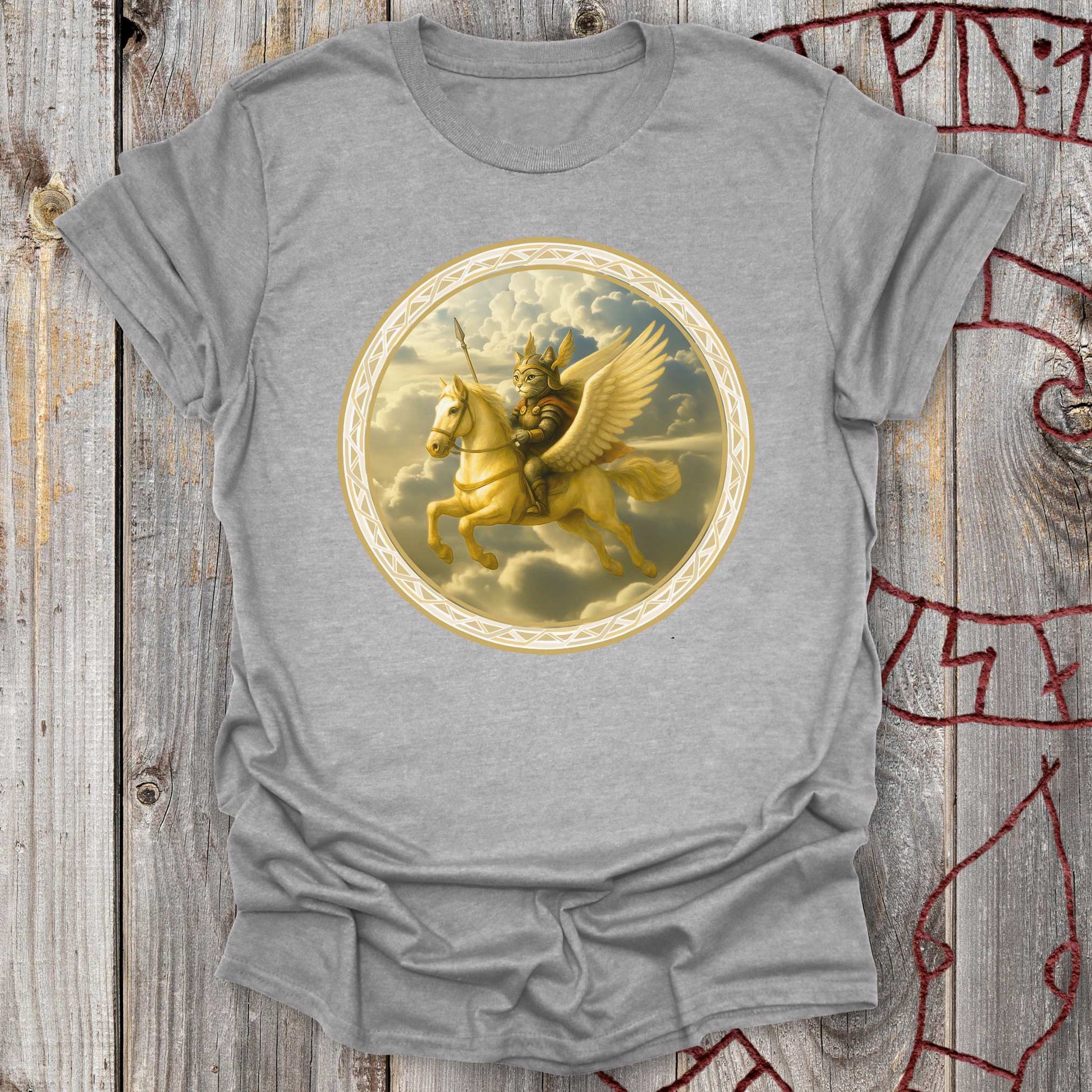 T-Shirt Ride of the Pawlkyrie - Viking Cat T-shirt Unisex size S M L XL 2XL