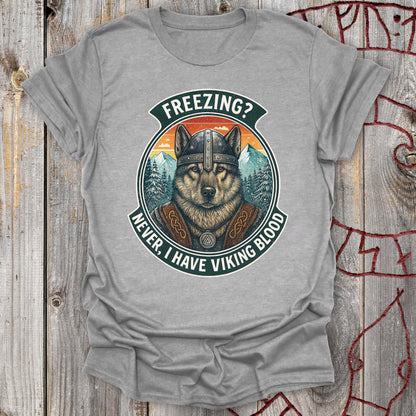 I Have Viking Blood - Norwegian Elkhound Viking T-Shirt