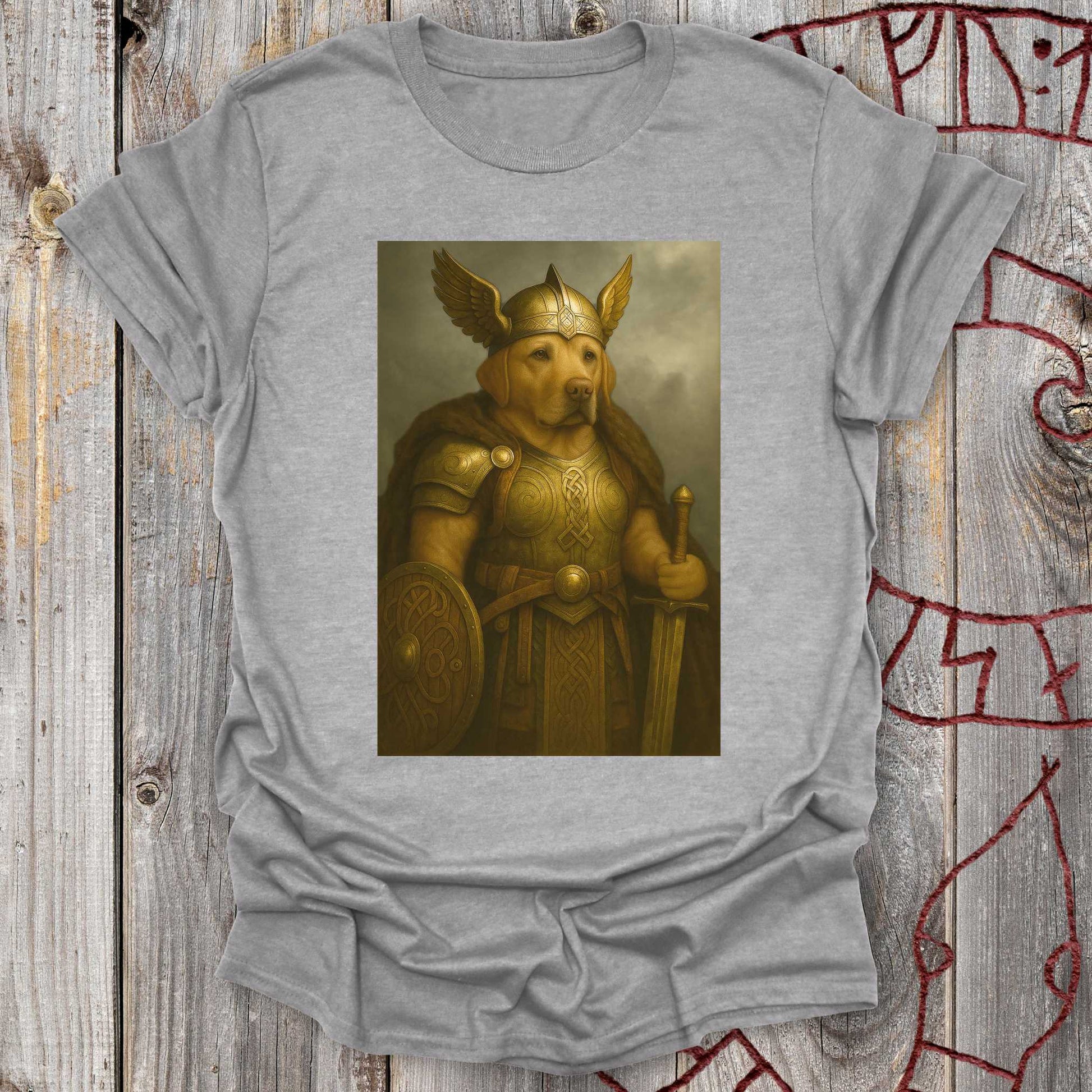 T-Shirt Labrador Retriever Viking Portrait T-Shirt Unisex size S M L XL 2XL