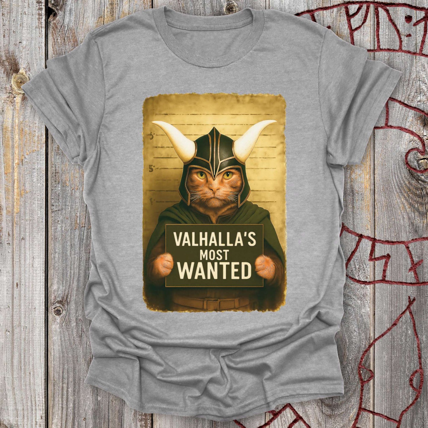 Valhalla's Most Wanted - Cat Loki Mugshot T-Shirt