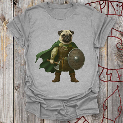 Brave Pug - Norse Hero Dog T-Shirt