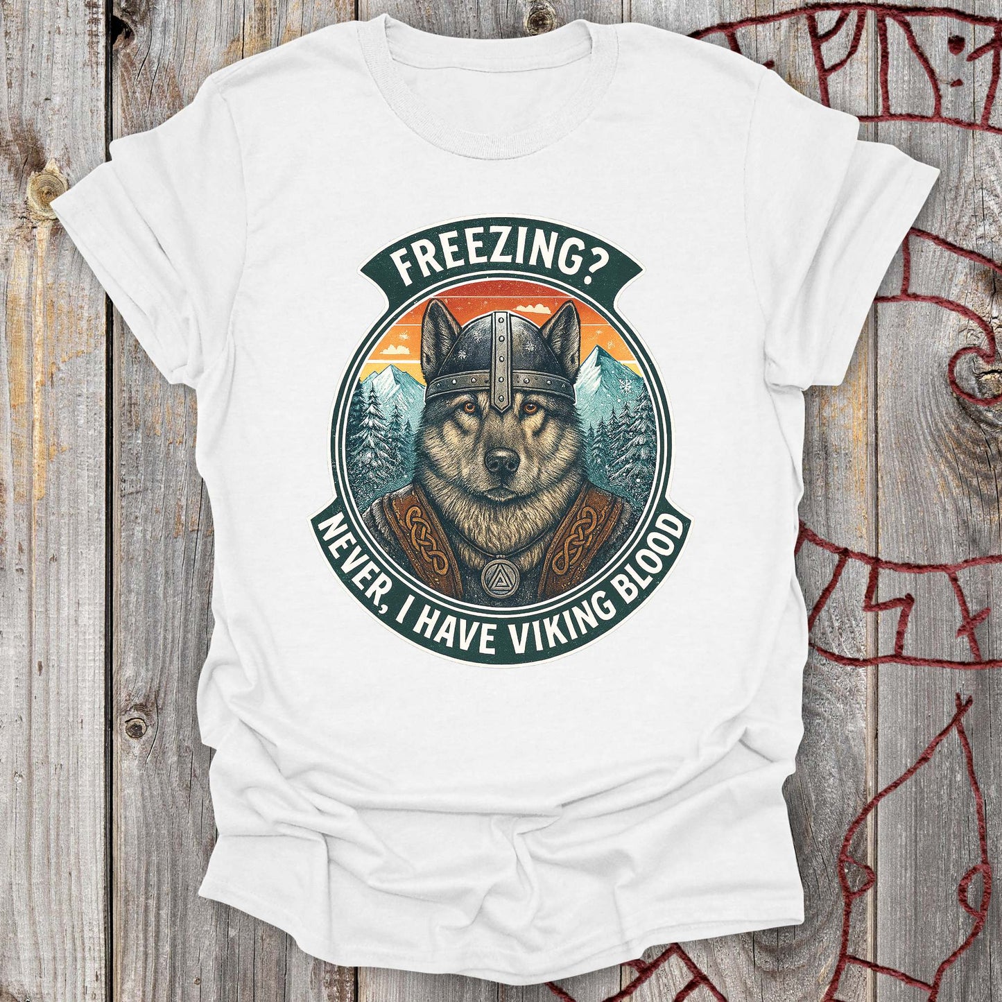 I Have Viking Blood - Norwegian Elkhound Viking T-Shirt