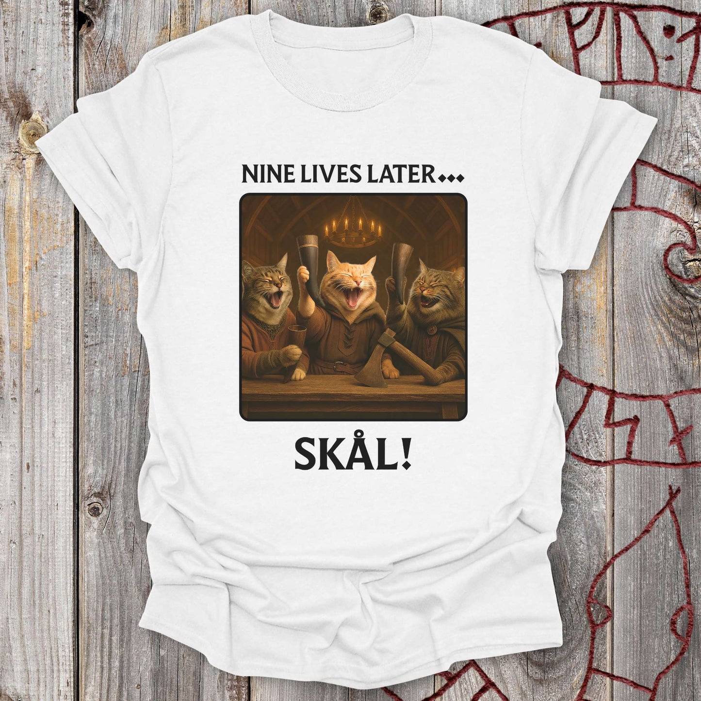 Nine Lives Later - Valhalla Feast T-Shirt