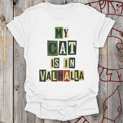 T-Shirt My Cat is in Valhalla - Memorial T-Shirt Unisex size S M L XL 2XL