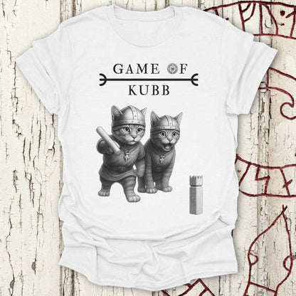T-Shirt Game of Kubb - Viking Cat T-shirt Unisex size S M L XL 2XL