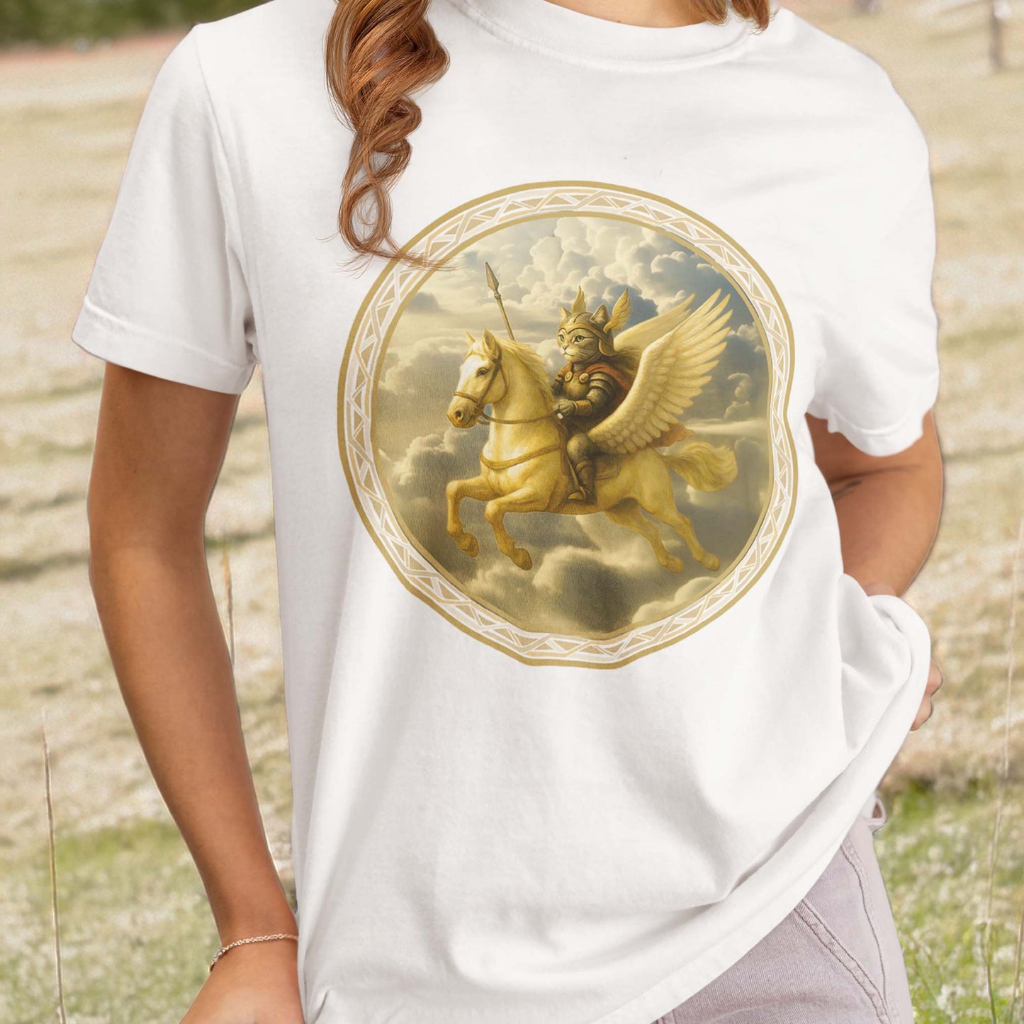 T-Shirt Ride of the Pawlkyrie - Viking Cat T-shirt Unisex size S M L XL 2XL