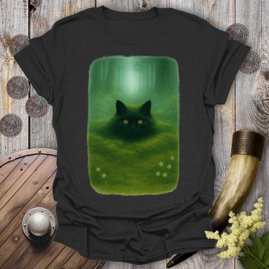 T-Shirt Black / S The Forest Spirit’s Cat T-shirt