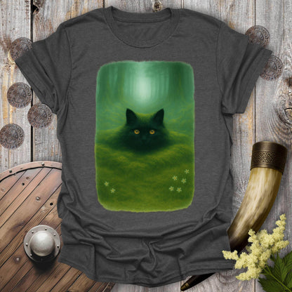 T-Shirt Dark Heather / S The Forest Spirit’s Cat T-shirt