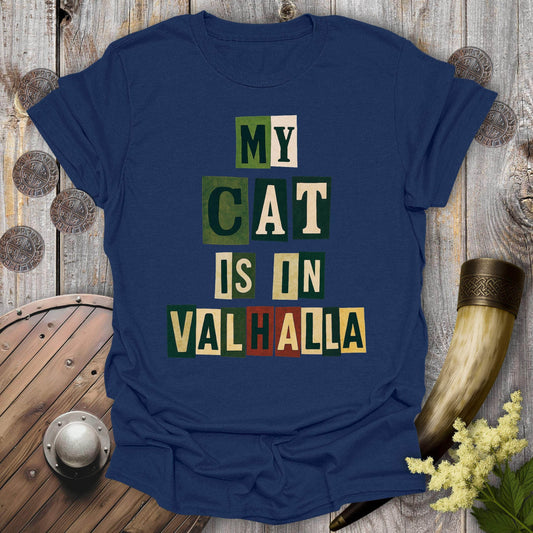 T-Shirt Navy / S My Cat is in Valhalla Memorial T-Shirt
