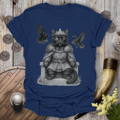 T-Shirt Navy / S Odin the Cat God T-Shirt