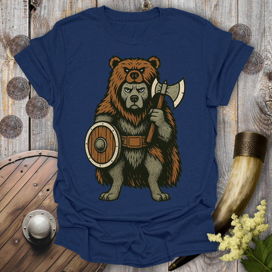 T-Shirt Navy / S Viking Berserker Dog T-Shirt